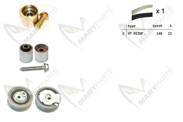 Kit de courroie crantée MABYPARTS OBK010193
