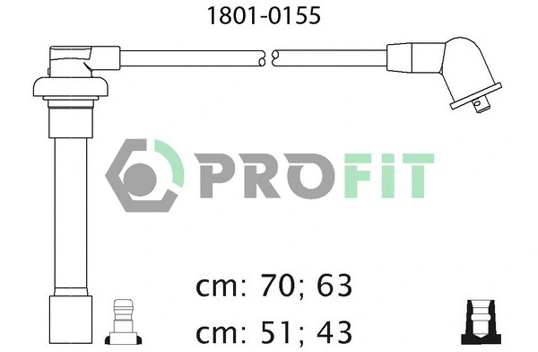Kit de câbles d'allumage PROFIT 1801-0155