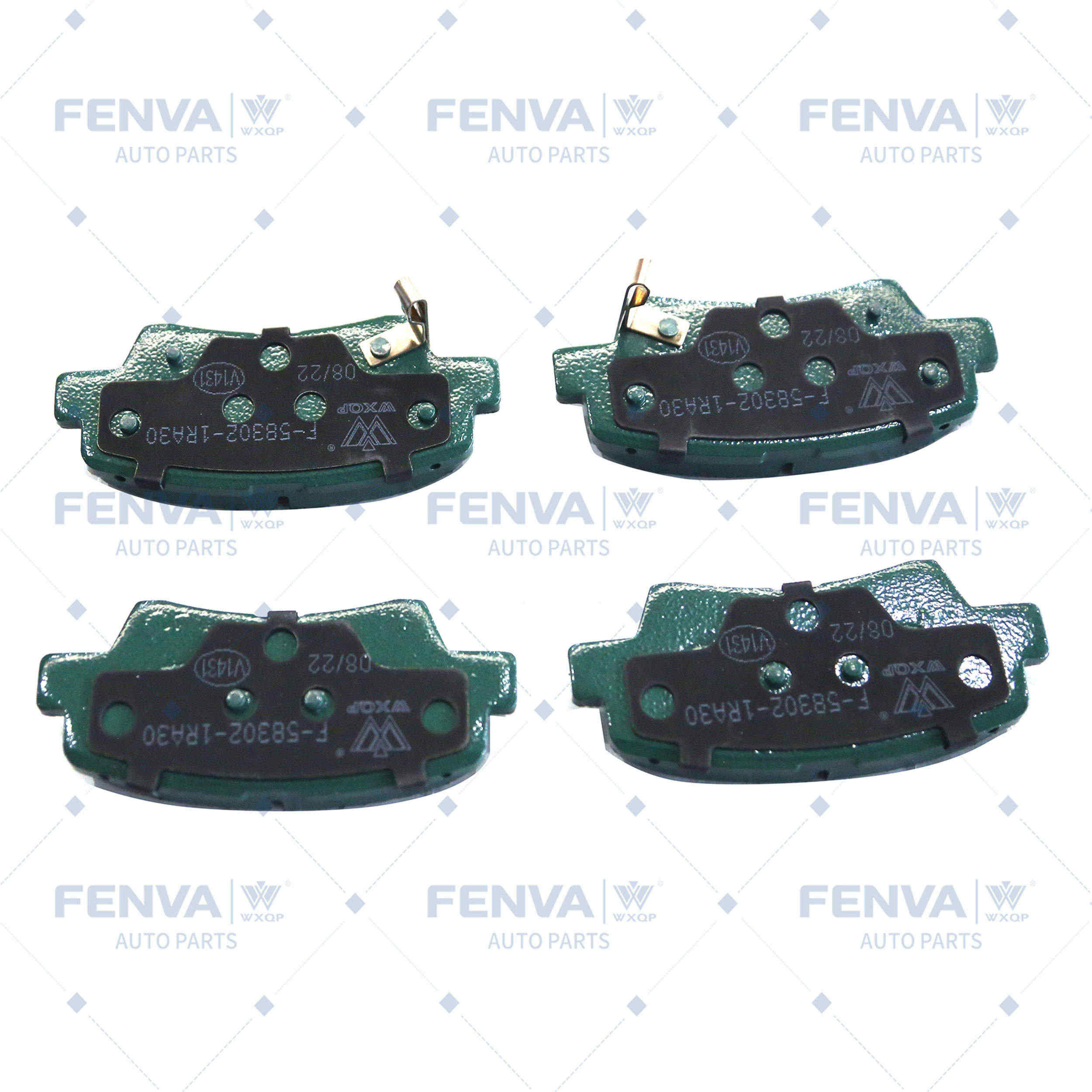 Kit de plaquettes de frein, frein à disque WXQP 740013