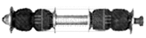 Entretoise/tige, stabilisateur BORG & BECK BDL6408