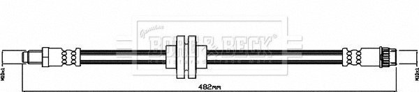 Flexible de frein BORG & BECK BBH8538