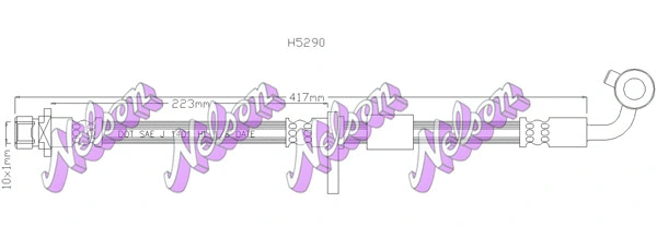 Flexible de frein KAWE H5290