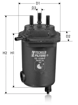 Filtre à carburant TECNECO FILTERS GS10398P