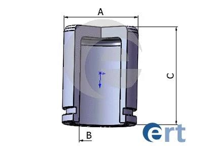 Piston, étrier de frein ERT 150673-C