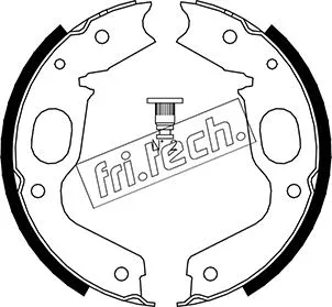 Jeu de mâchoires de frein, frein de stationnement fri.tech. 1064.176