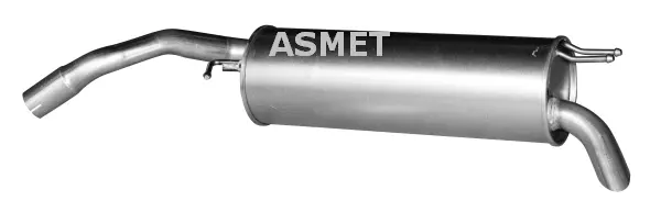 Silencieux arrière ASMET 16.038
