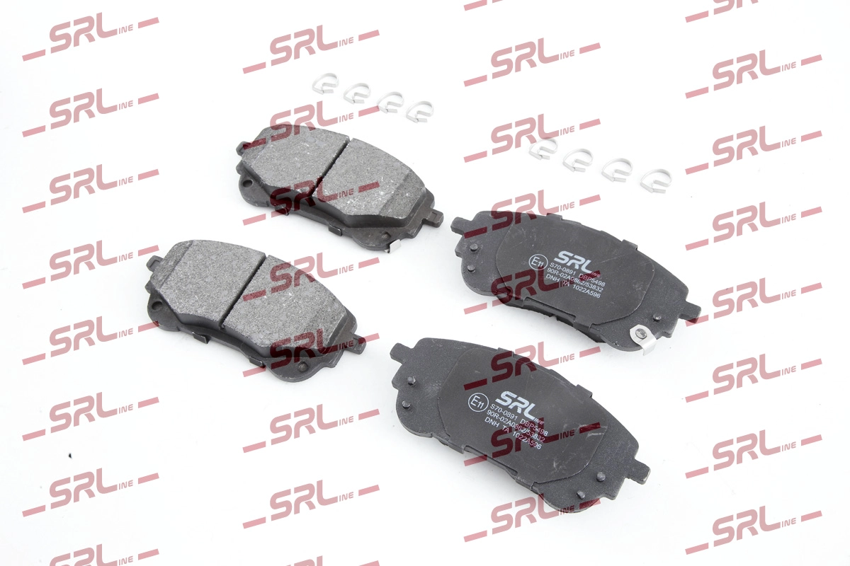 Kit de plaquettes de frein, frein à disque SRLine S70-0891