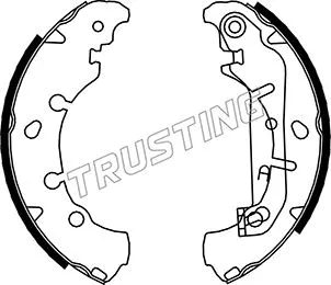 Jeu de mâchoires de frein TRUSTING 040.149