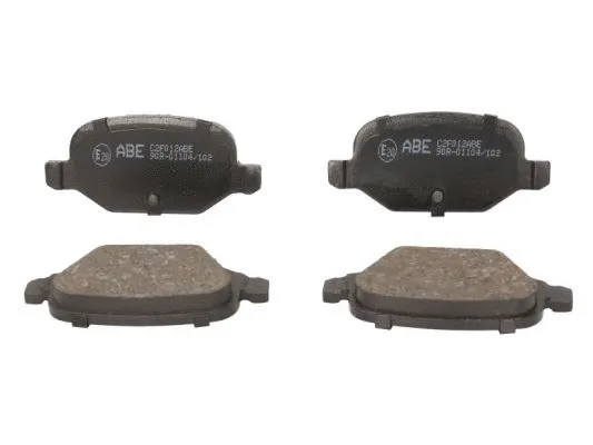 Kit de plaquettes de frein, frein à disque ABE C2F012ABE