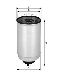 Filtre à carburant UNIFLUX FILTERS XN187