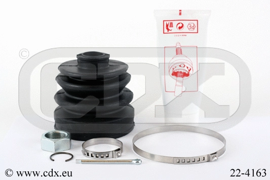 Jeu de joints-soufflets, arbre de commande CDX 22-4163