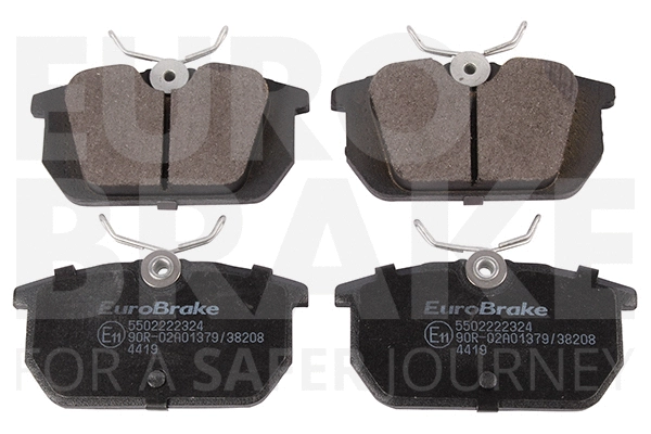 Kit de plaquettes de frein, frein à disque EUROBRAKE 5502222324