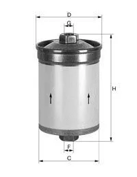 Filtre à carburant UNIFLUX FILTERS XB42