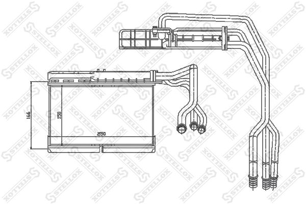 Système de chauffage STELLOX 10-35073-SX