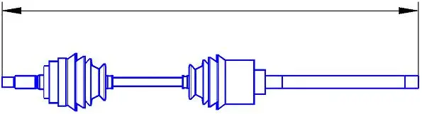 Arbre de transmission SERCORE 22443A