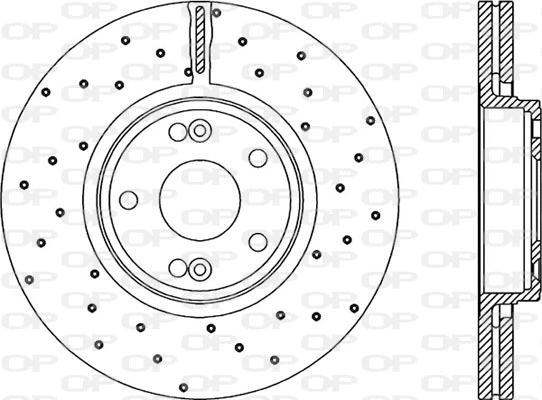 Disque de frein OPEN PARTS BDRS1959.25