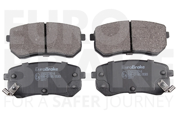 Kit de plaquettes de frein, frein à disque EUROBRAKE 5502223514
