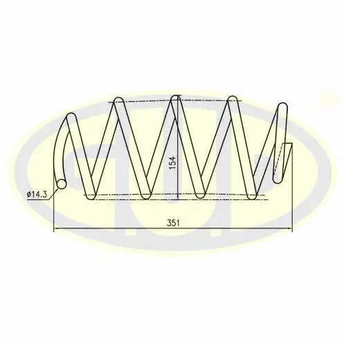 Ressort de suspension G.U.D. GCS027613
