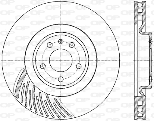 Disque de frein OPEN PARTS BDR2862.20