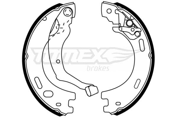Jeu de mâchoires de frein TOMEX Brakes TX 22-63