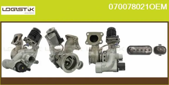 Turbocompresseur, suralimentation LGK 070078021OEM