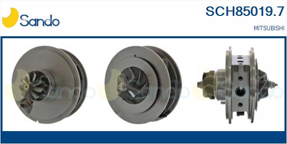 Groupe carter, turbocompresseur SANDO SCH85019.7