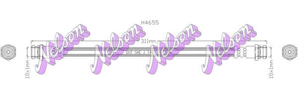 Flexible de frein KAWE H4655