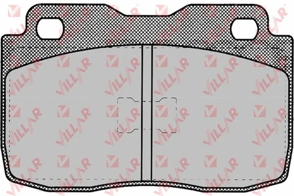 Kit de plaquettes de frein, frein à disque VILLAR 626.0010