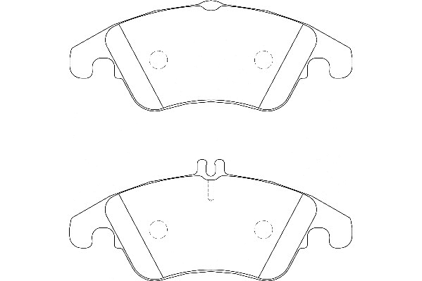 Kit de plaquettes de frein, frein à disque Omnicraft 2135152