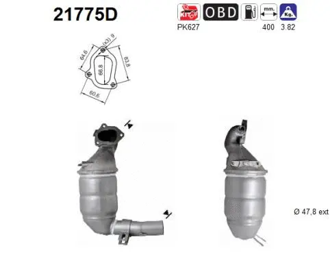 Catalyseur AS 21775D
