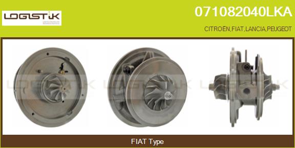 Groupe carter, turbocompresseur LGK 071082040LKA
