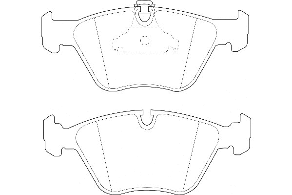 Kit de plaquettes de frein, frein à disque Omnicraft 2135000
