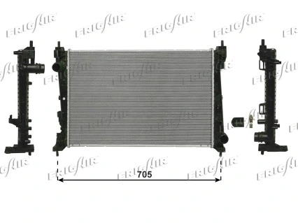 Radiateur, refroidissement du moteur FRIGAIR 0104.3129