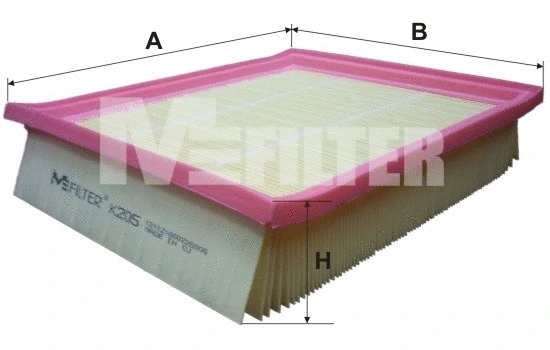 Filtre à air MFILTER K 205