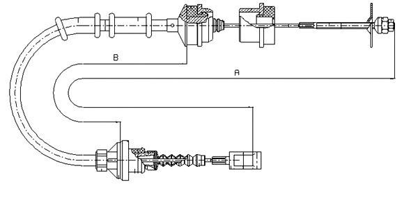 Tirette à câble, commande d'embrayage SONOVA CF01144