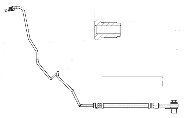 Flexible de frein CEF 514512