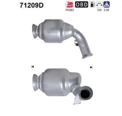 Catalyseur AS 71209D