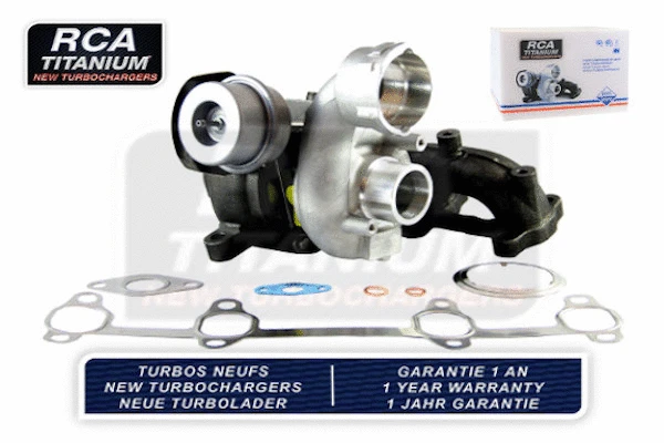 Turbocompresseur, suralimentation RCA FRANCE RCA54399700022X