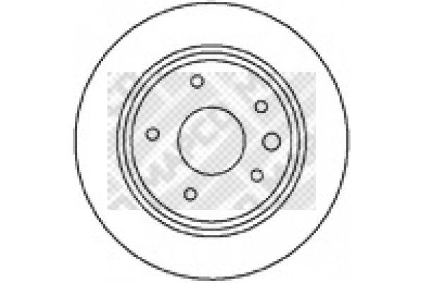 Disque de frein MAPCO 15640