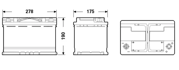 Batterie de démarrage CENTRA CK720