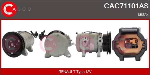 Compresseur, climatisation CASCO CAC71101AS