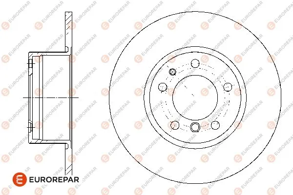 Disque de frein EUROREPAR 1667854580