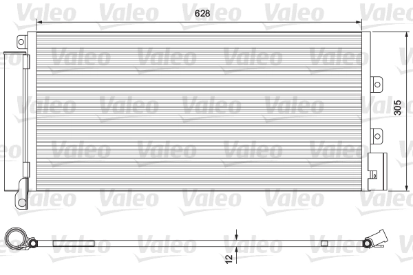 Condenseur, climatisation VALEO 814385