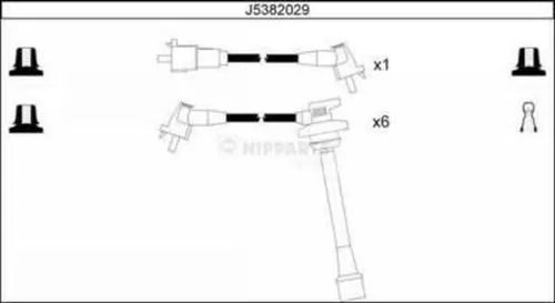 Kit de câbles d'allumage NIPPARTS J5382029
