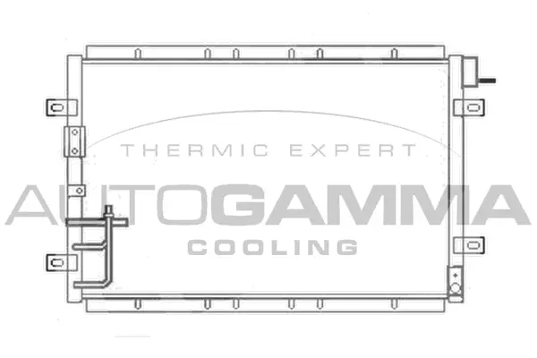 Condenseur, climatisation AUTOGAMMA 103847