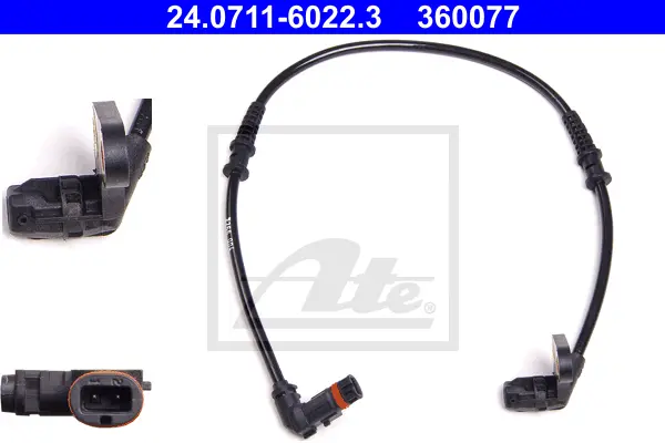 Capteur, vitesse de roue ATE-APAC 24.0711-6022.3