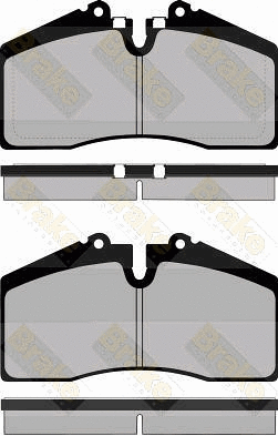 Kit de plaquettes de frein, frein à disque Brake ENGINEERING PA809