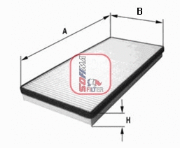 Filtre, air de l'habitacle SOFIMA S 3022 C