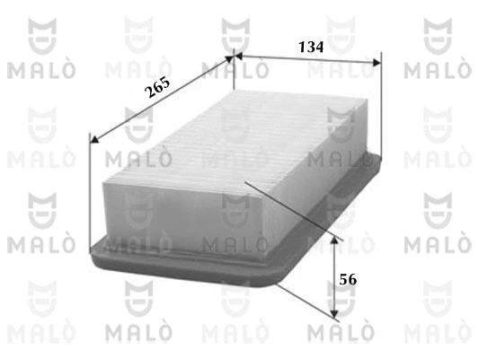Filtre à air AKRON-MALÒ 1500340