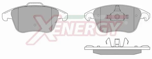 Kit de plaquettes de frein, frein à disque AP XENERGY X41021